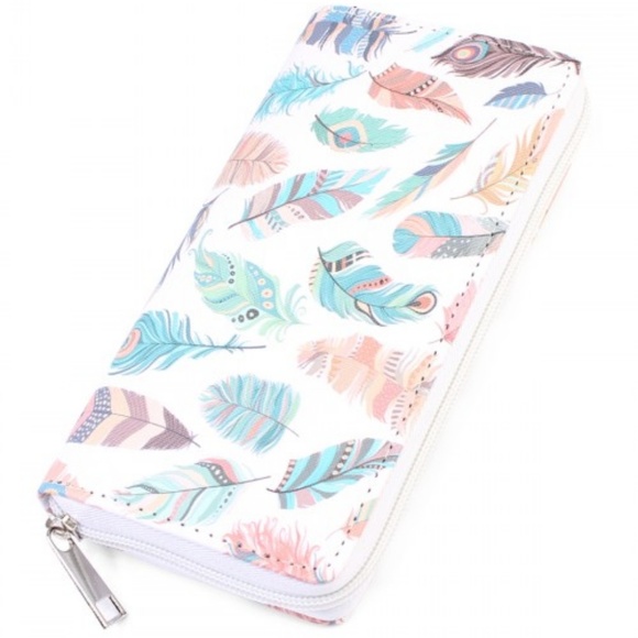 LAST 1! 🎉HP Feather full size zip wallet - Picture 2 of 4